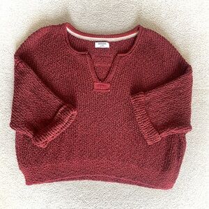 Red Oversized Sweater
